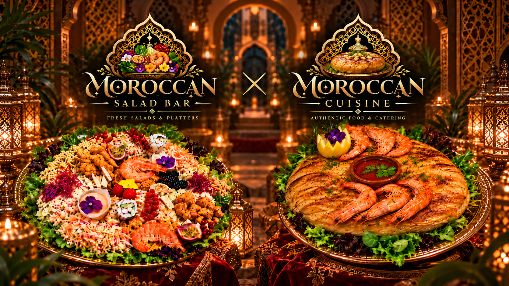 Moroccan Cuisine met luxe salade en bastilla